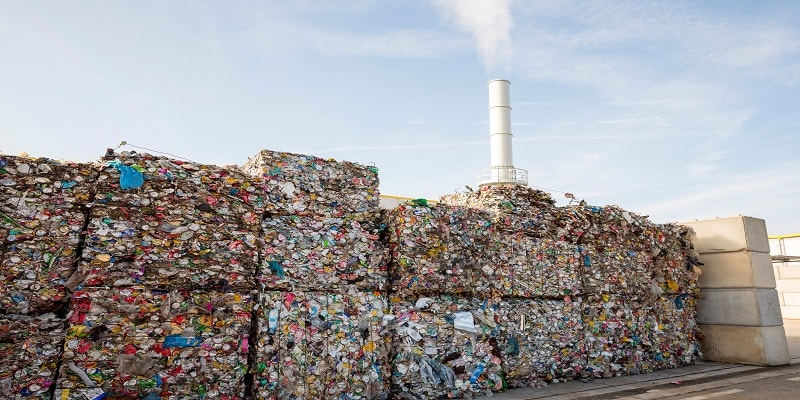 Image of stacks of waste