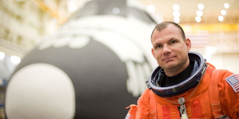 NASA astronaut landing at University of Leeds