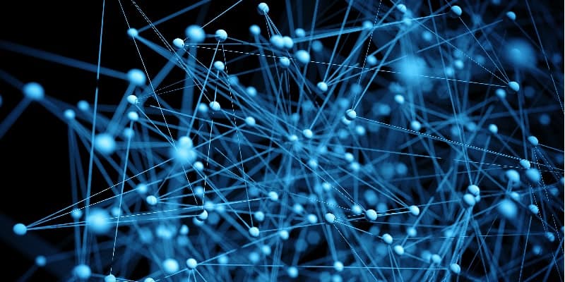 3D visualisation of abstract molecule
