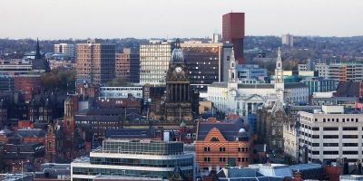 Leeds cityscape in daylight