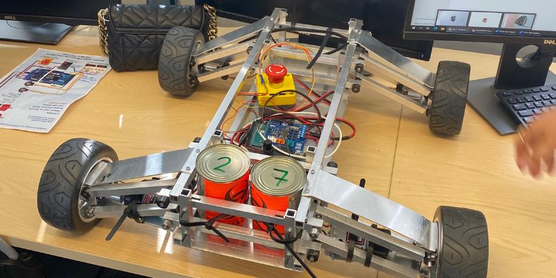 A buggy made by student in the School of Mechanical Engineering.