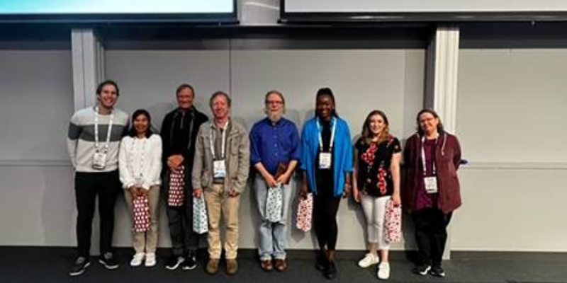 Prize winners from the School of Chemical and Process Engineering at the 18th International Conference on X-Ray Absorption Fine Structure in Australia. 