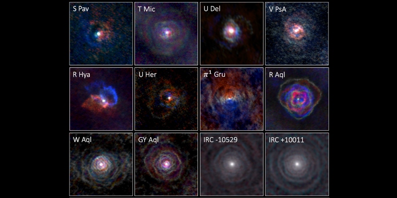 Examples of planetary nebulae