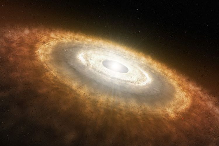 Methanol detected for first time around young star