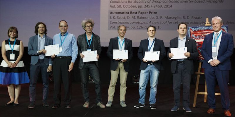 Dr Johannes Schiffer wins Automatica Paper Prize Award