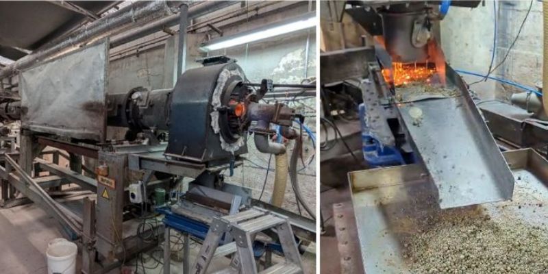 image of concrete machinery in factory setting