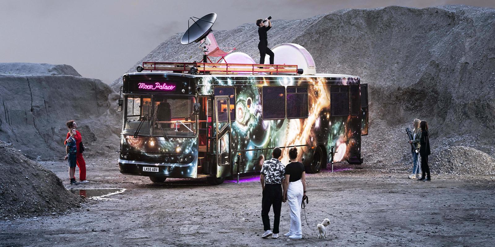 Mobile observatory Moon Palace rolls onto campus to reunite with student creatives
