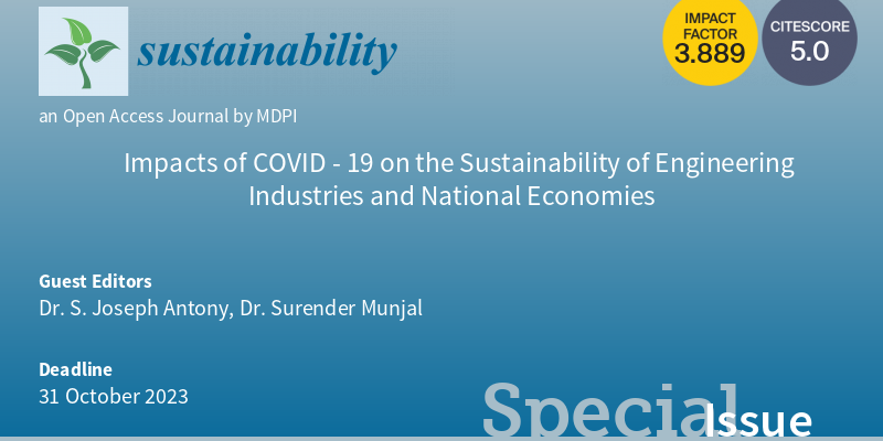 SCAPE-led special issue in the Sustainability journal invites manuscripts for publication