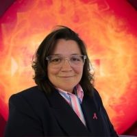 A headshot of Dr Rebecca Pope