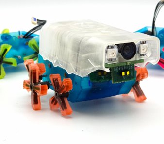 A Picture of a small pipe inspection robot used for searching for leaking water mains pipes