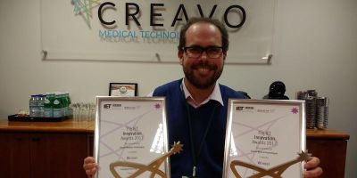 Professor Ben Varcoe wins IET award at Creavo