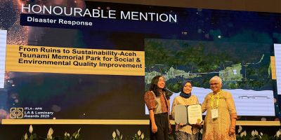 Leeds PhD researcher recognised at prestigious landscape architecture awards