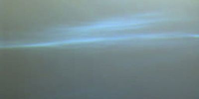High altitude blue clouds by the pathfinder rover copyright nasa pathfinder