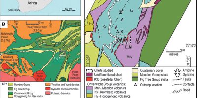 Map showing the findings of the studies