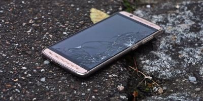 Mobile phone smashed