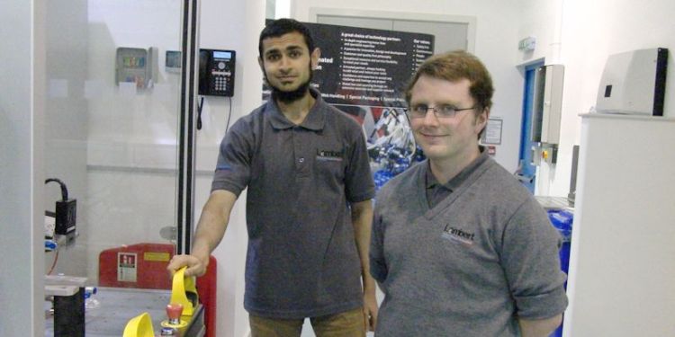 Mohammed Patel and Matthew Warburton, undergraduate students in the Faculty of Engineering at the University of Leeds