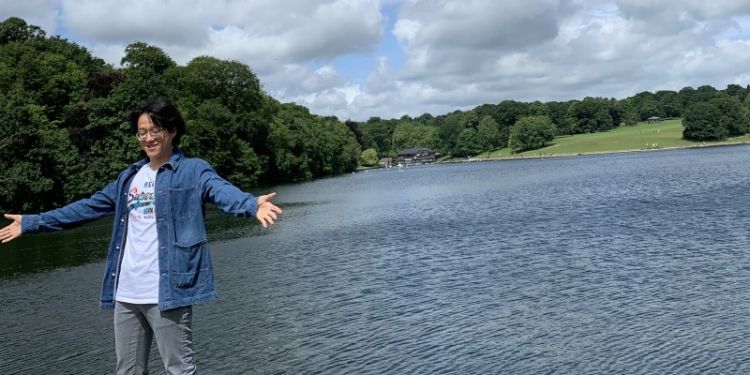 picture of student jihai at roundhay park
