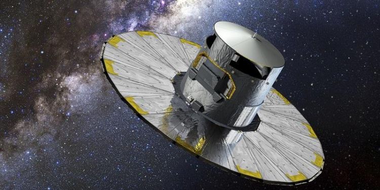 An artist's impression of the Gaia space telescope. Image: European Space Agency/D. Ducros, 2013  