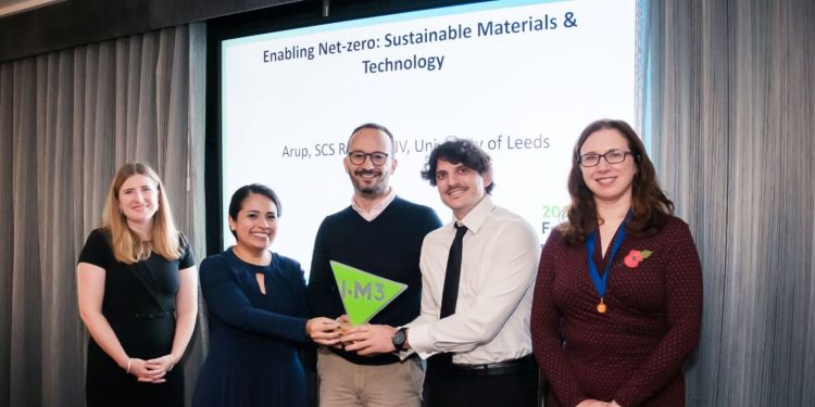 Leeds engineer wins net-zero prize at IOM3 Sustainable Future Awards