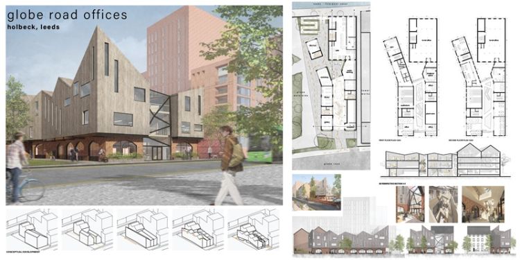 an infographic depicting year 3 focus of the architecture course