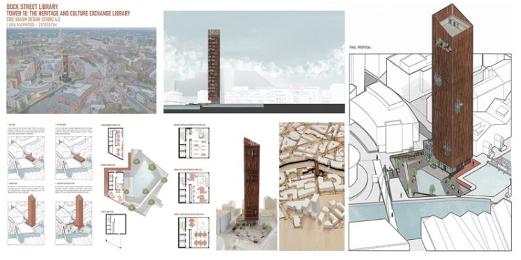an infographic depicting year 4 focus of the architecture course