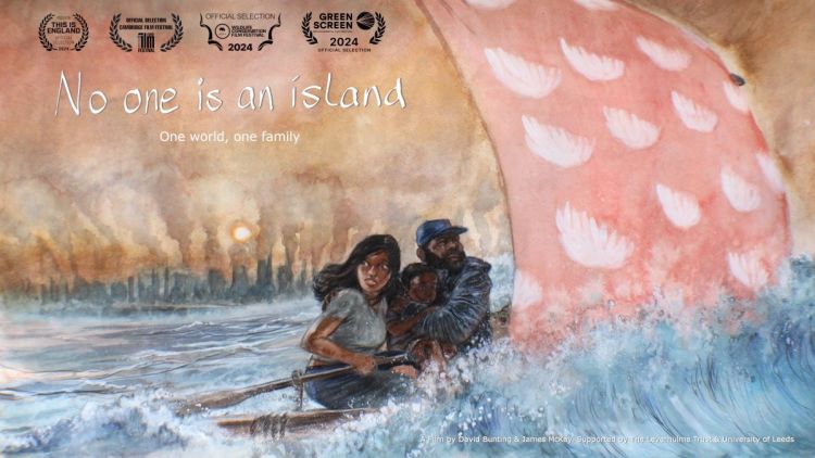 The poster for No One is an Island