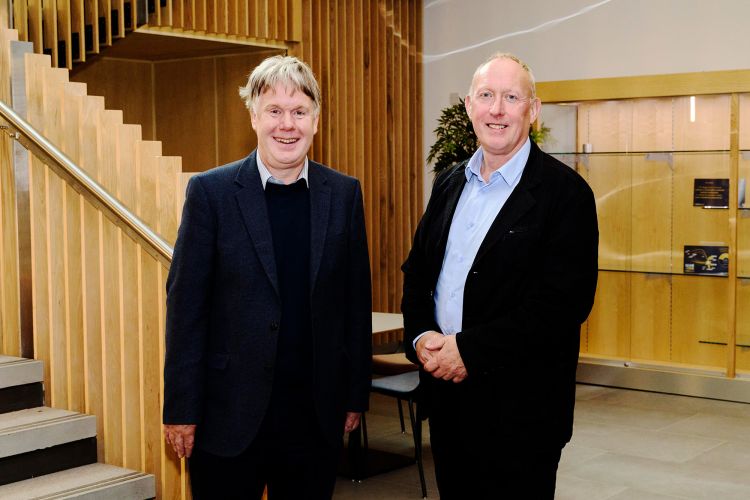 Professor Edmund Linfield and Professor Chris Johnson