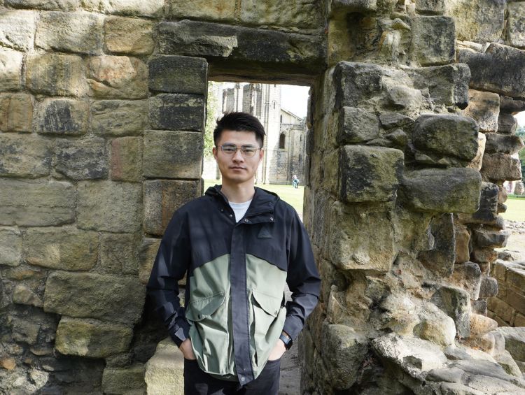 Image of Jianting Feng at Kirkstall Abbey in Leeds