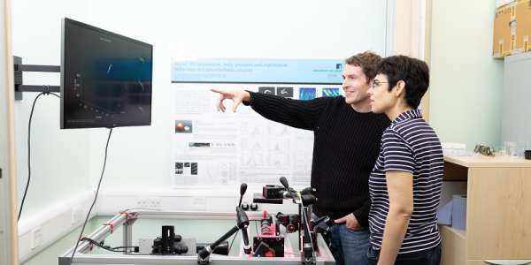 Professor Netta Cohen in research lab