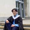 profile picture of jihai in front of the school of electronic and electrical engineering building