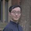 Muyou Li, student ambassador, standing on campus