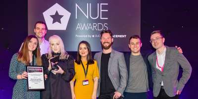 Employability team at the NUE awards