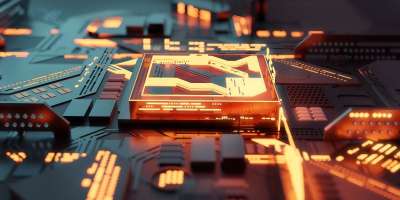 A futuristic glowing CPU quantum computer processor
Picture: Adobe stock